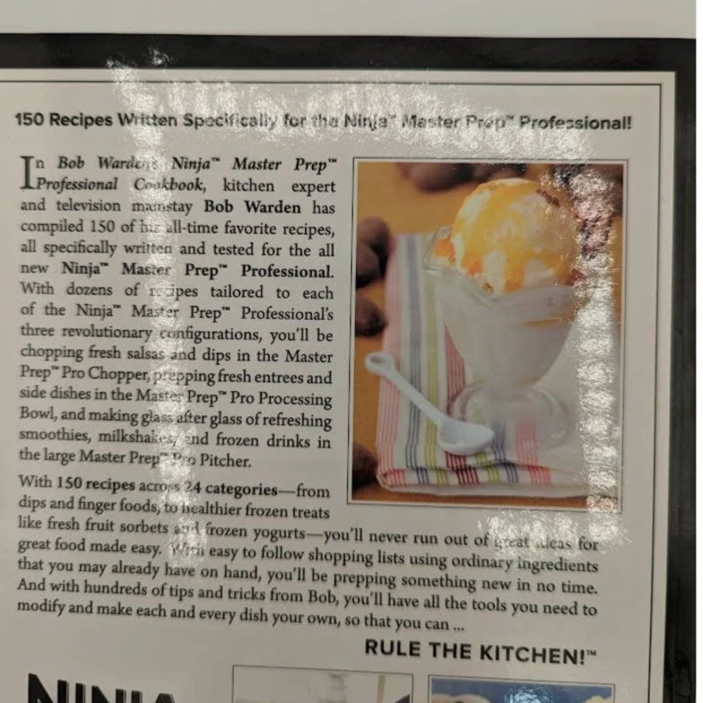 Bob Warden's Ninja Master Prep Professional Cookbook‎ Paperback
